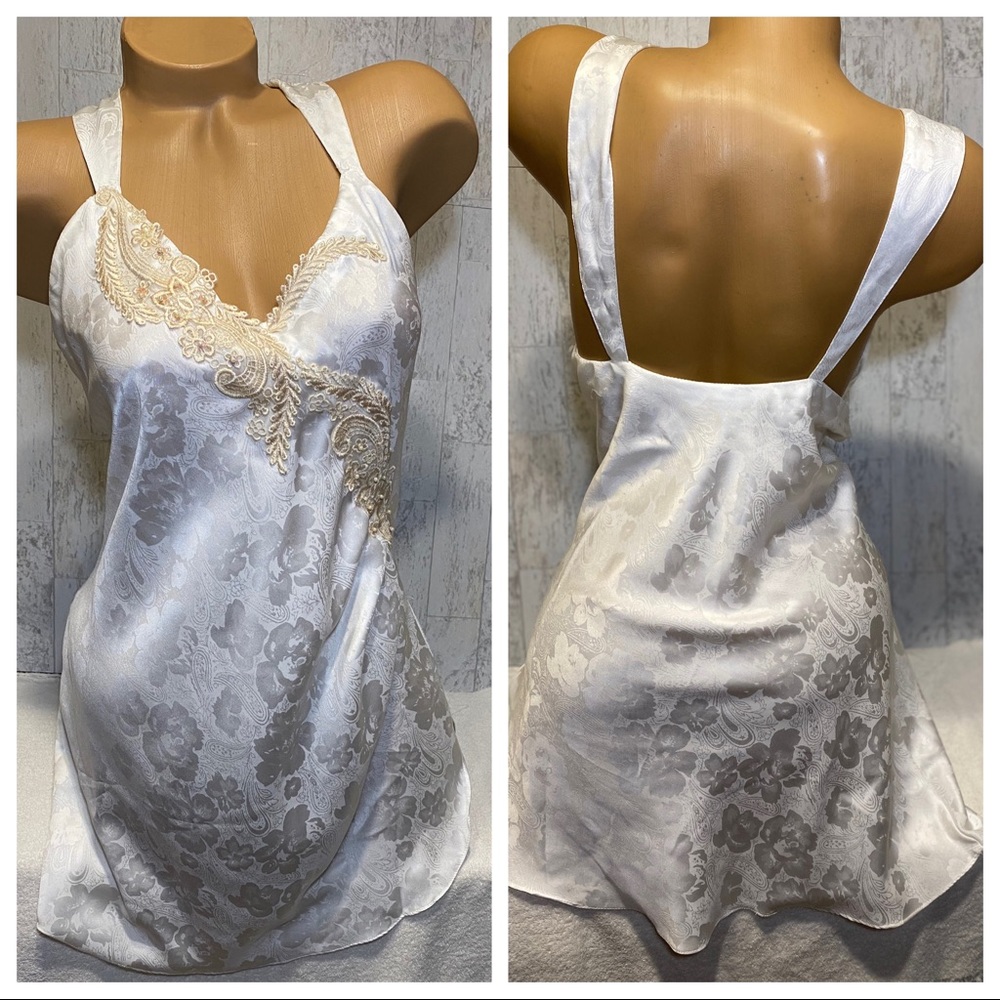 Vintage Chemise or Full dress slip Victoria’s Secret Gold Label size Medium #04 - Picture 2 of 15
